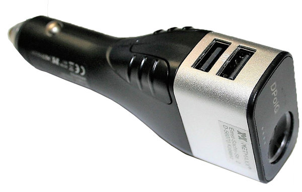 5 in 1 USB Auto Adapter mit Powerbank