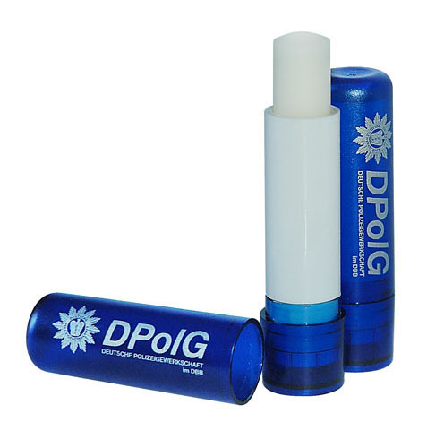 Lippenpflegestift mit DPolG-Logo