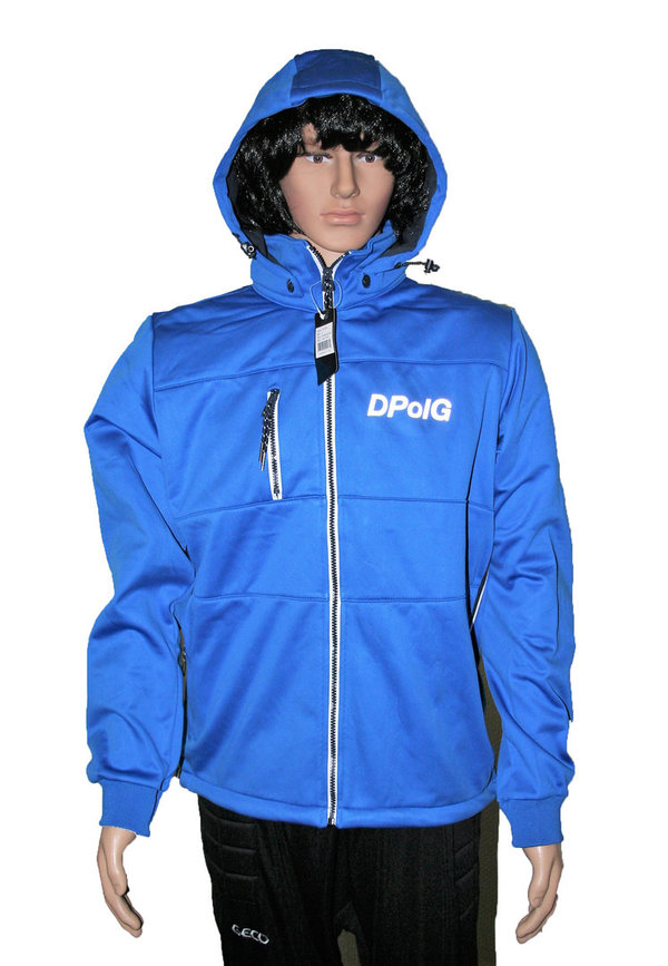 DPolG-Softshell Jacke mit modischen Details