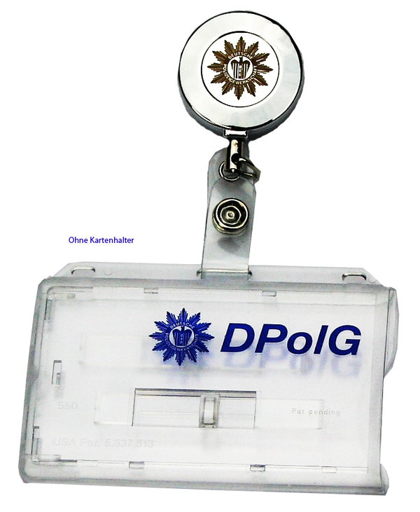 DPolG-Ausweishalter Metall