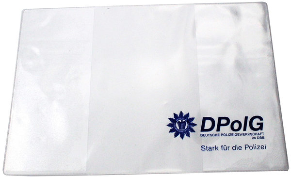 Hefthülle für Impfpass mit DPolG-Logo
