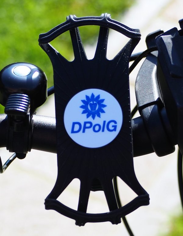 Smartphonehalterung "Bike" mit DPolG-Logo