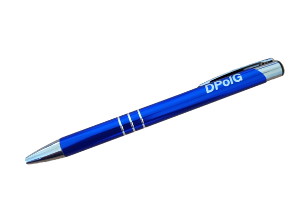 Kugelschreiber Aluminium glänzend dunkelblau