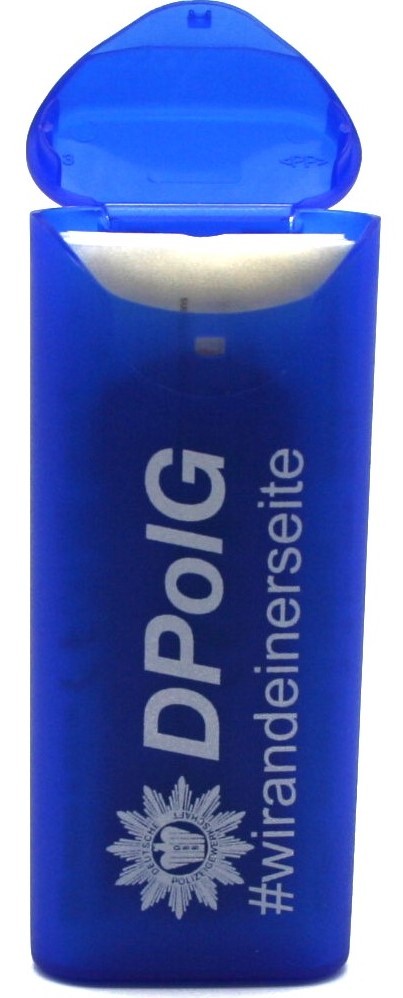 Pflasterbox mit DPolG Logo
